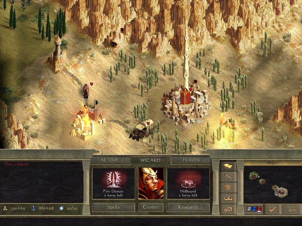 Скриншот игры Age of Wonders II: The Wizard's Throne