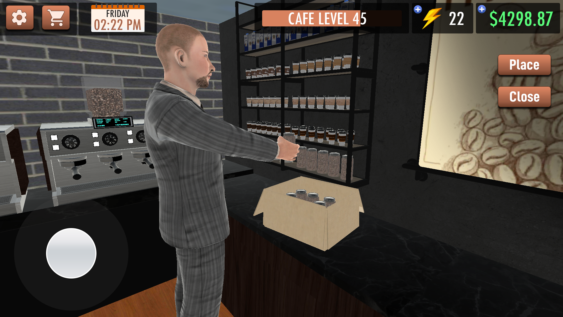 Coffee Shop Simulator Game 3Dのキャプチャ
