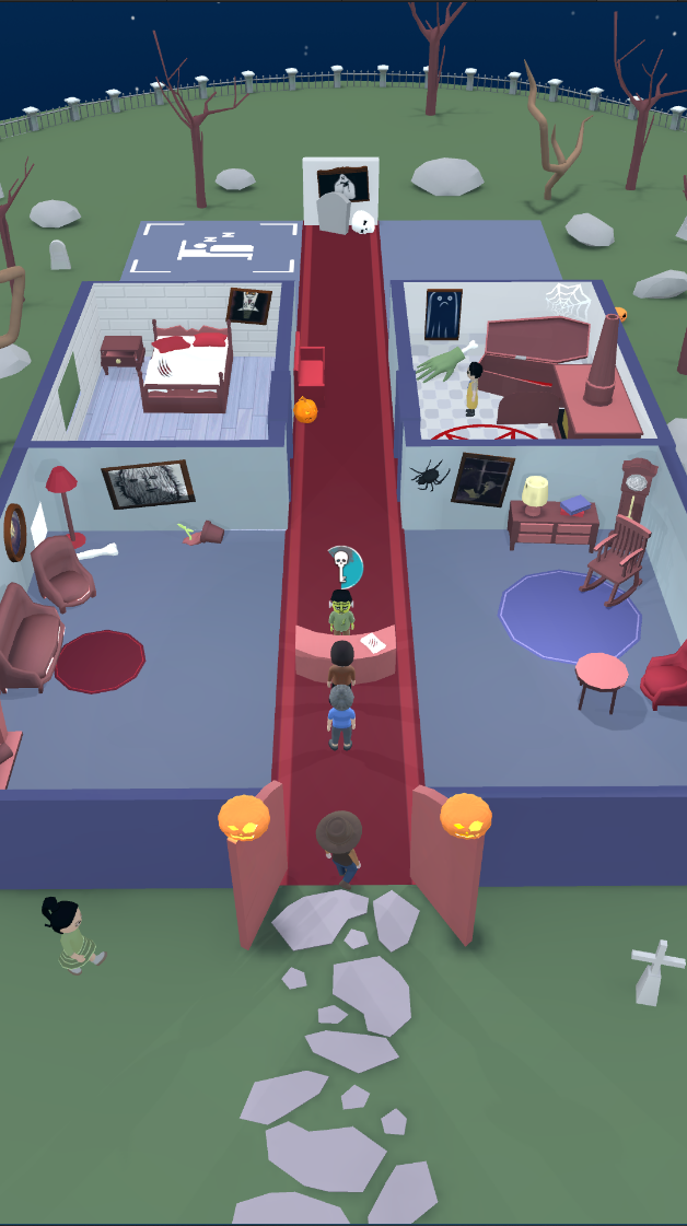 Haunted Hotel Idle Game Screenshot