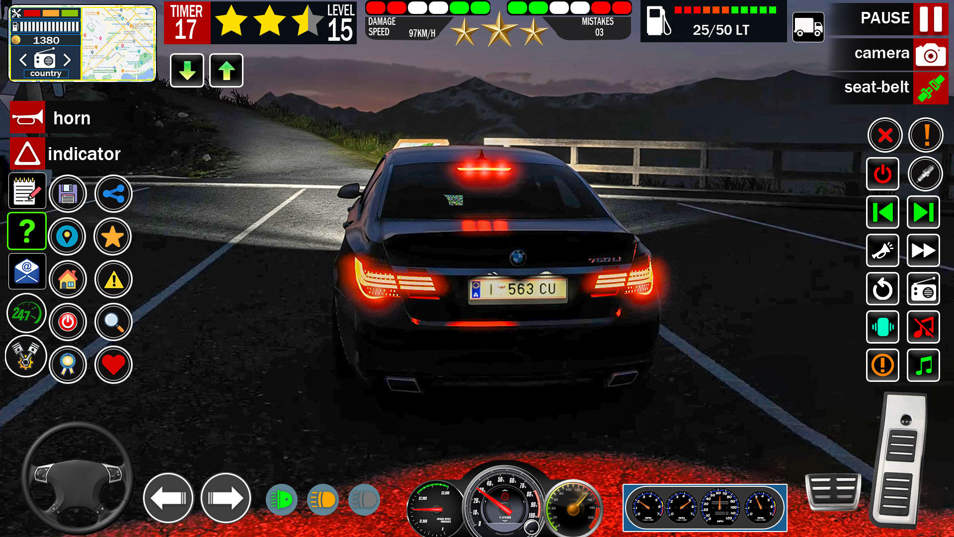 本物の車の駐車 車のゲーム 3D ゲームのスクリーンショット