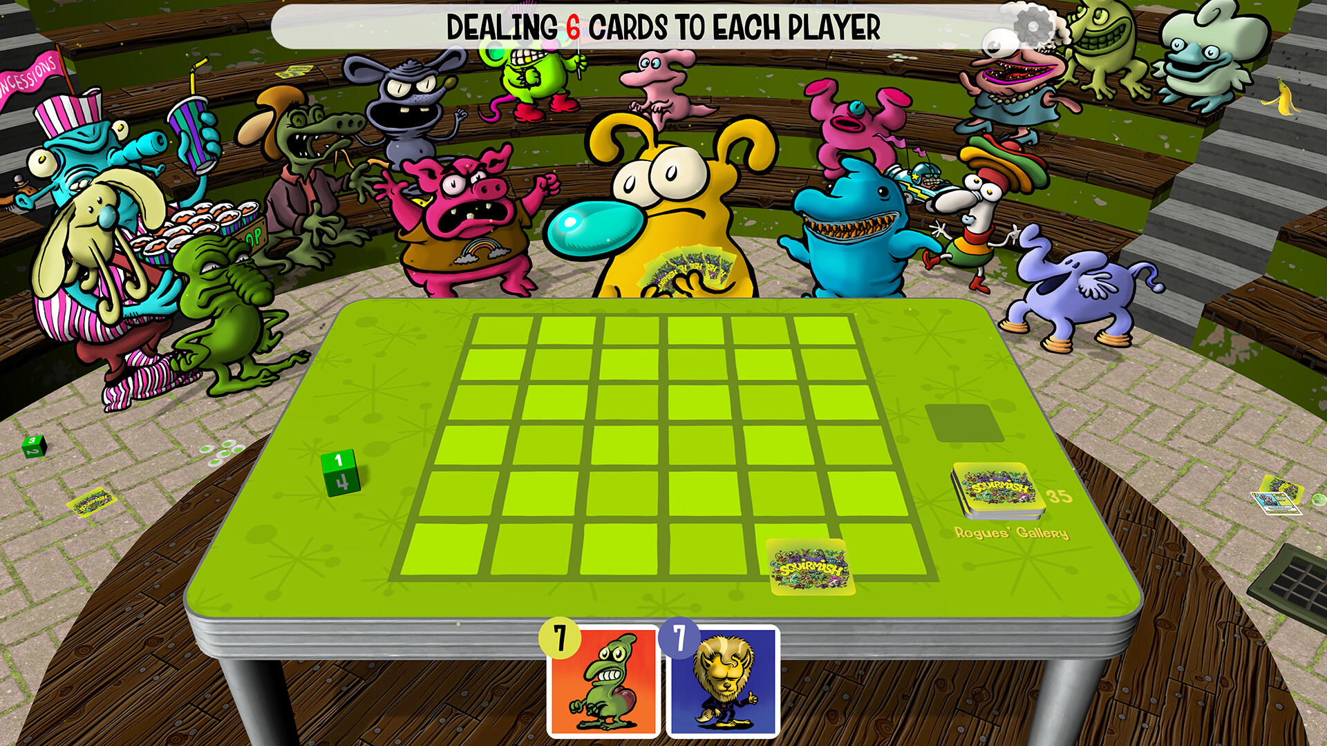 Screenshot 1 of SQUIRMISH: 喧嘩する野獣のビデオゲーム 