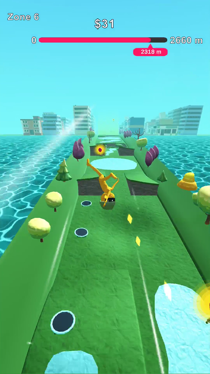 肚皮弹射 ゲームのスクリーンショット