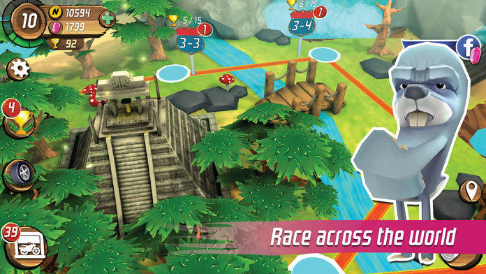Nitro Chimp Grand Prix Game Screenshot