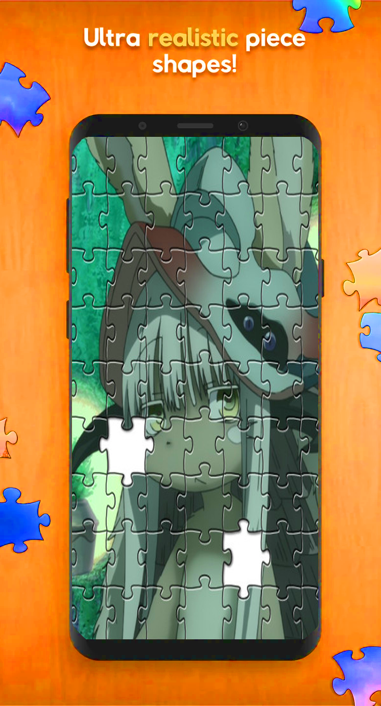 Made in Abyss Anime Puzzle Game Screenshot