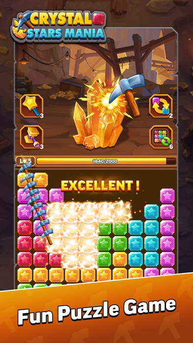 Crystal Stars Mania Game Screenshot