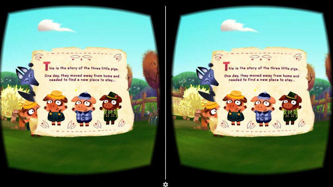 Three Little Pigs VR 게임 스크린 샷