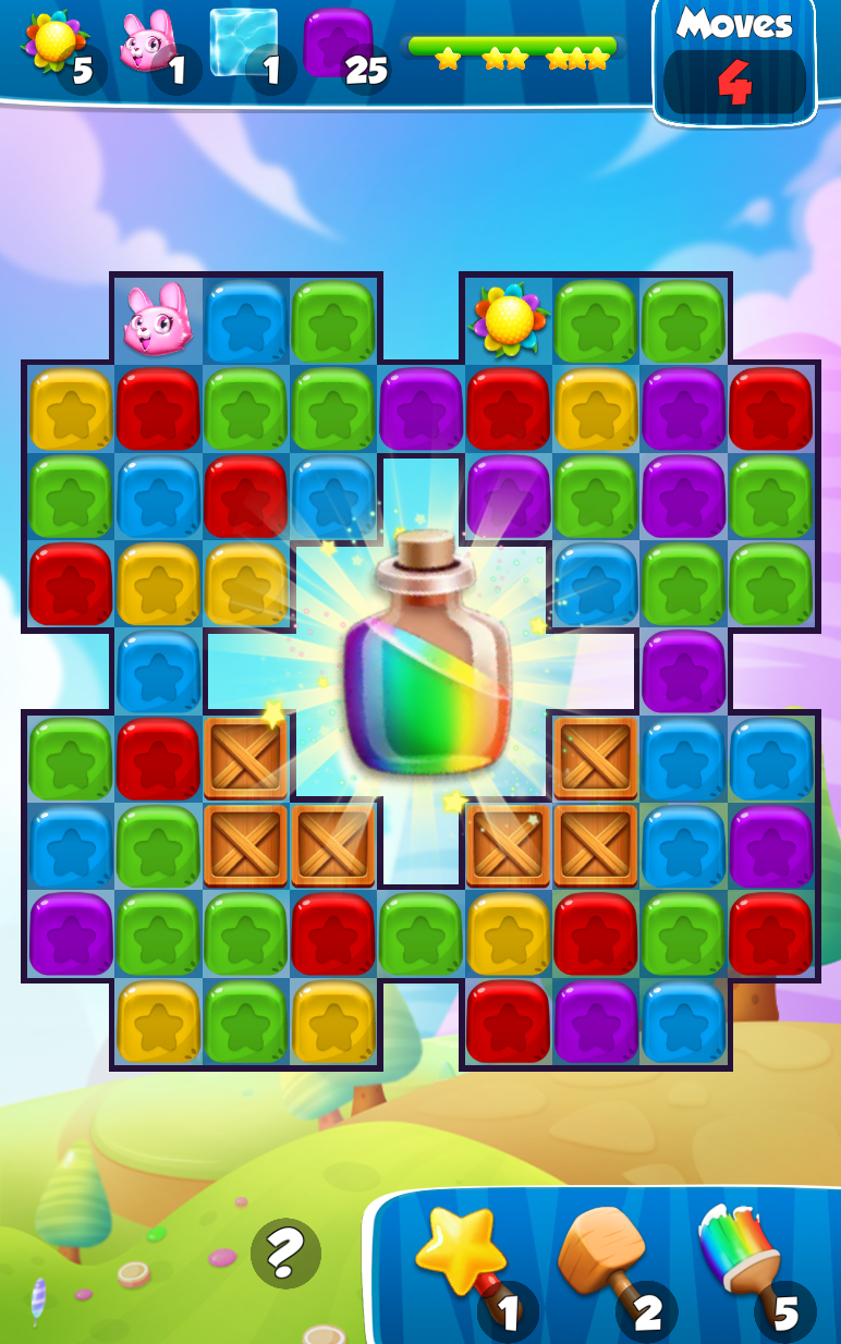 Toy Crush Pop Cubes Smash ภาพหน้าจอเกม