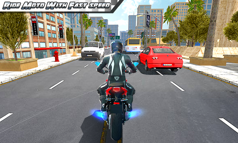 Moto Racing Traffic Game Screenshot