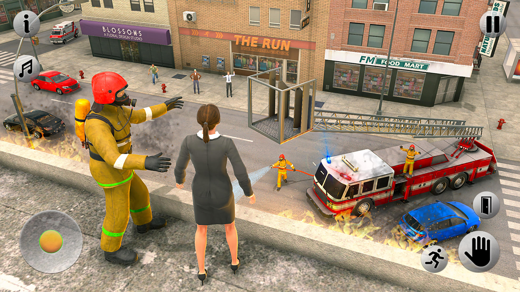 911 Emergency Fire Truck Games Game Screenshot