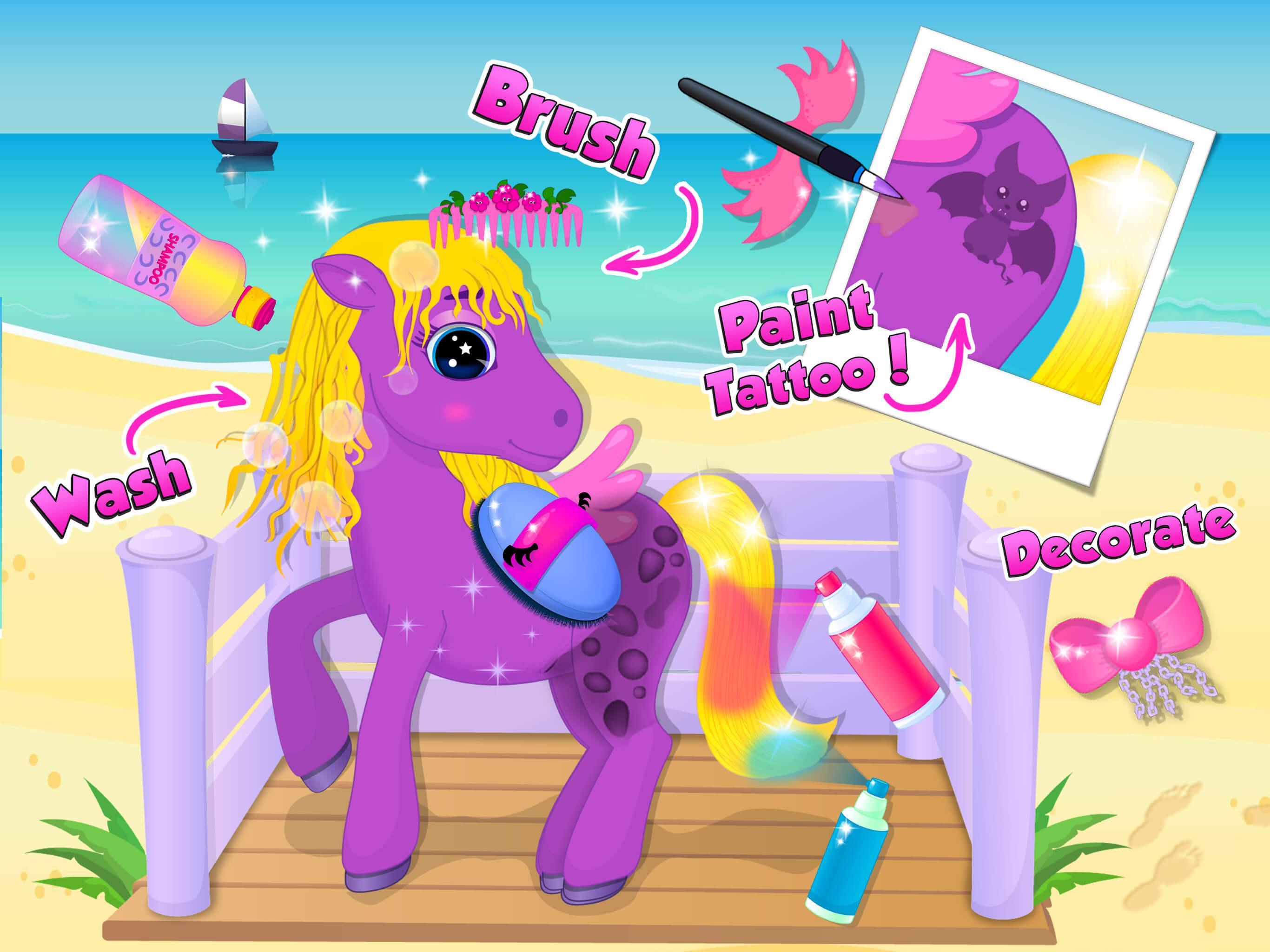 Monster Sisters Summer Party Game Screenshot