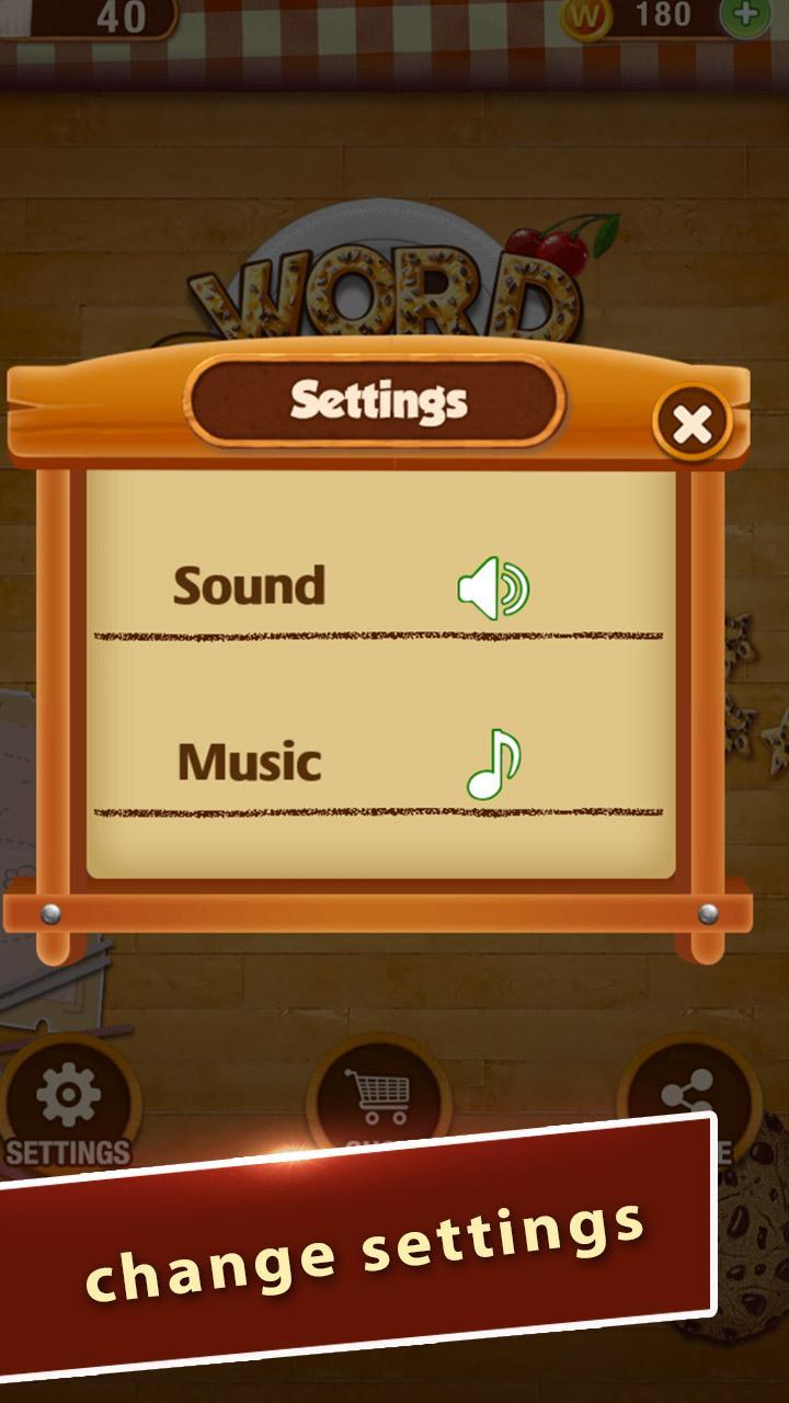 Word Sweet - Cookies Word Connect Game Screenshot