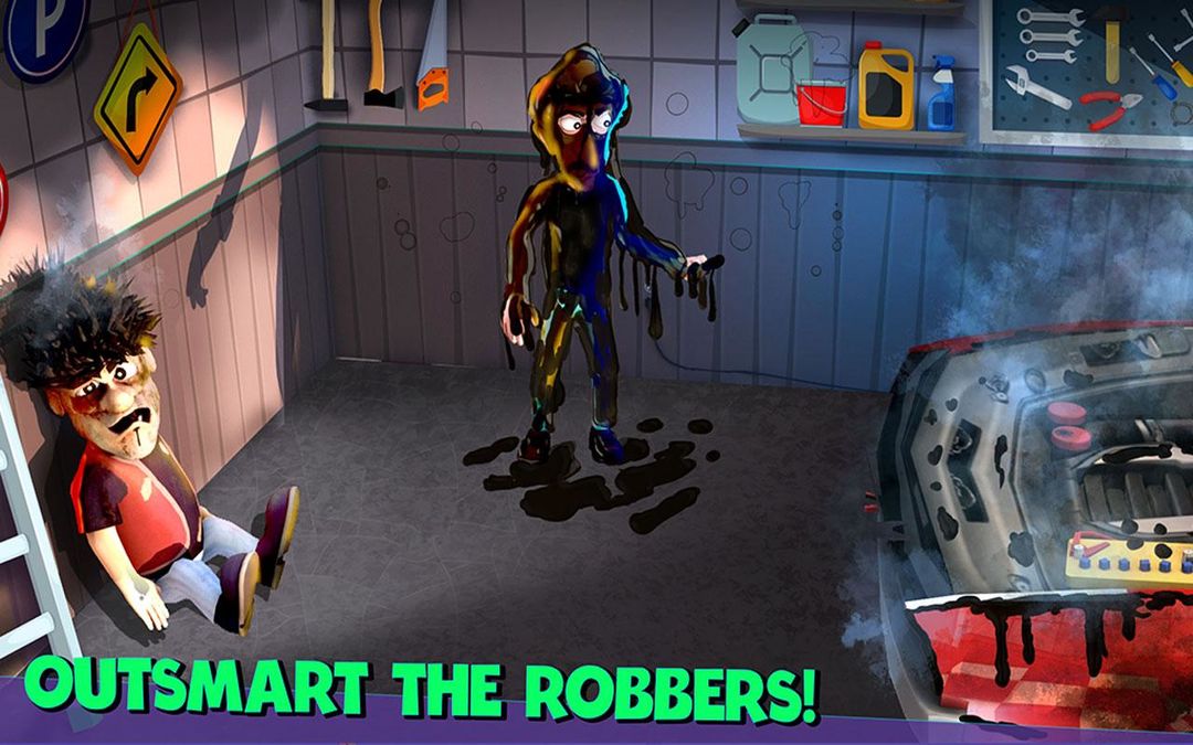 Scary Robber Home Clash遊戲截圖