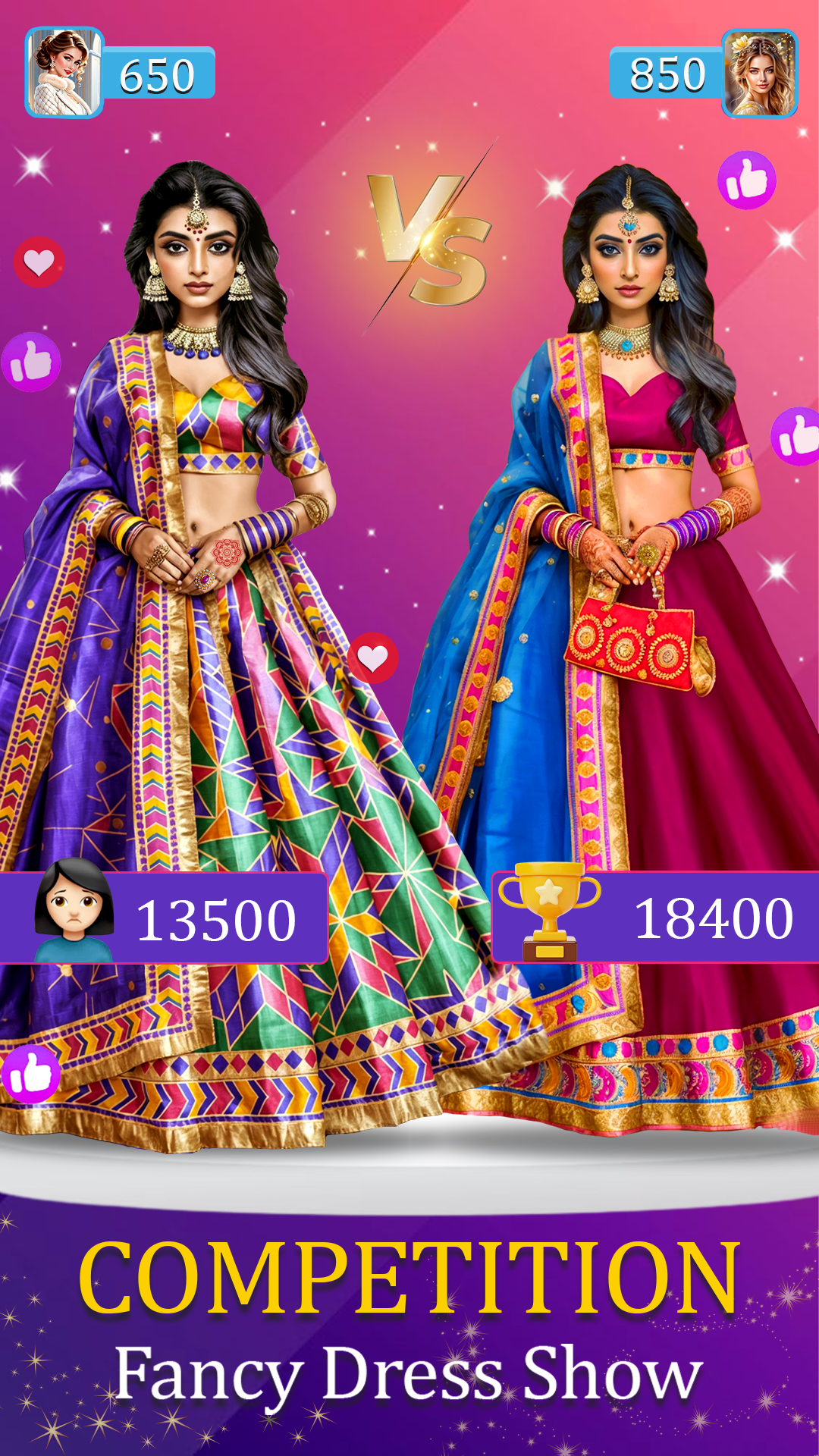 Indian Fashion Stylist Games Game Screenshot