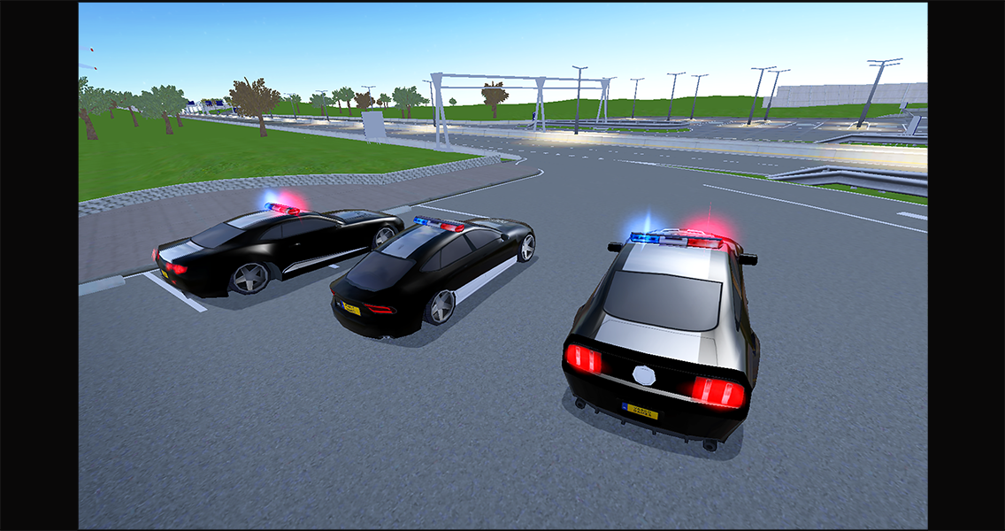 Police Academy Driving School Game Screenshot