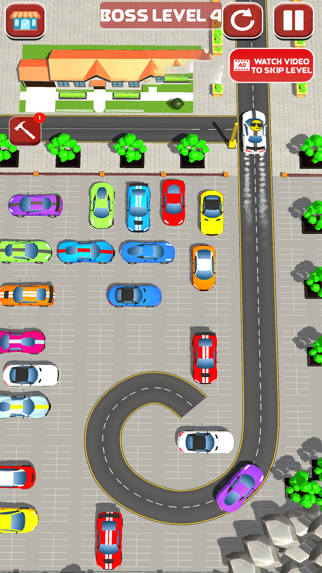 Captura de Tela do Jogo Car Parking Fever: Unblock Car