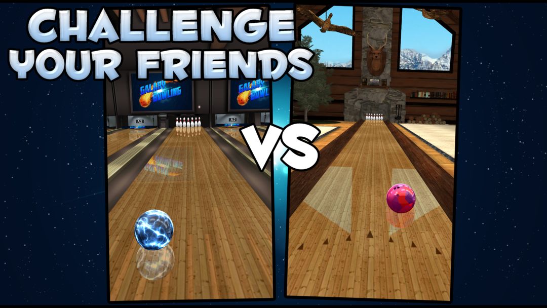 Galaxy Bowling 3D screenshot game