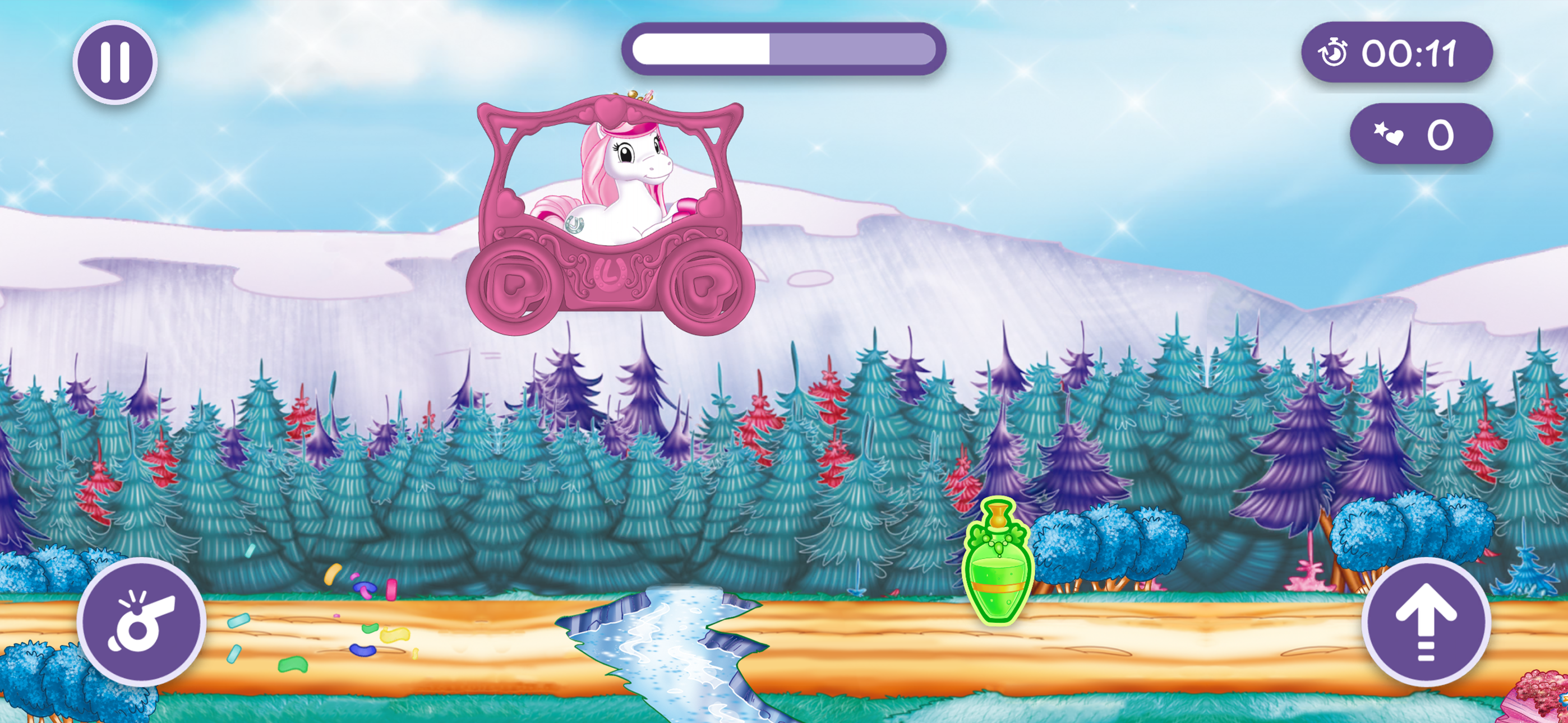 Captura de Tela do Jogo Lissy PONY Magical Adventures