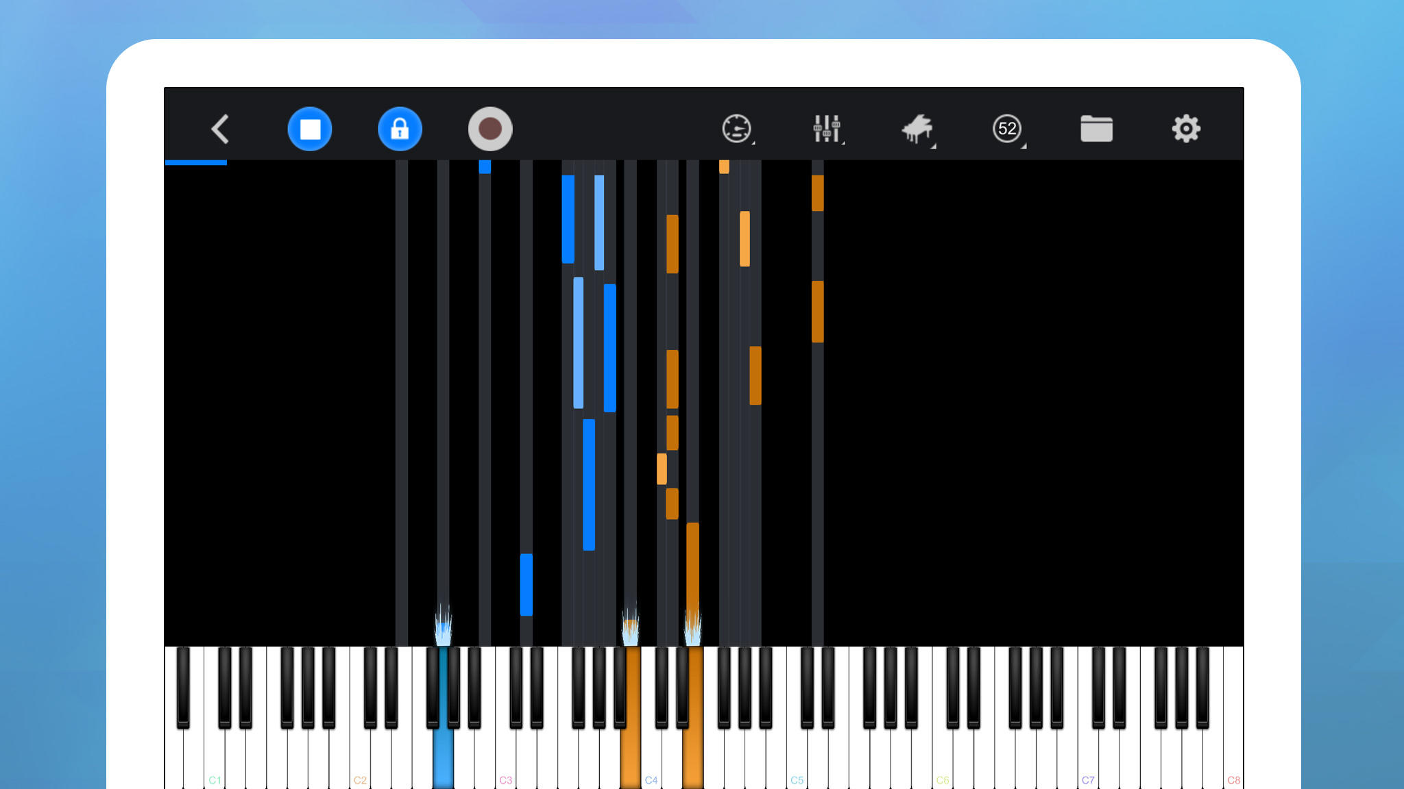 Perfect Piano Game Screenshot