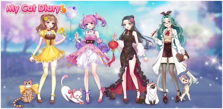 Banner of My cat diary - dress up anime princess games 