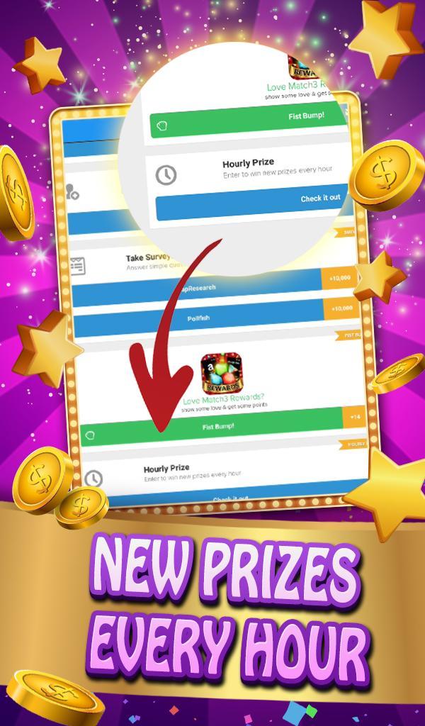 Match 3 App Rewards: Daily Game Rewards 게임 스크린 샷