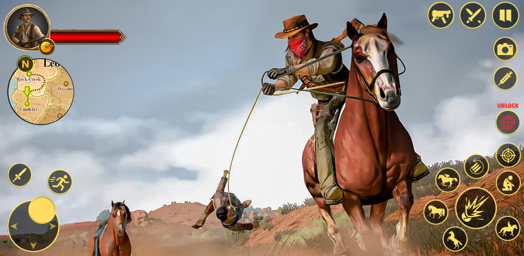 Jogo de Cavalo Offline Jogo de Cowboy versão móvel andróide iOS