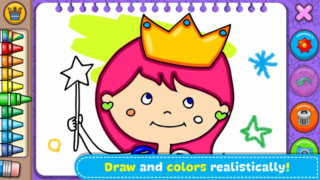 Screenshot of Princess Coloring Book & Games