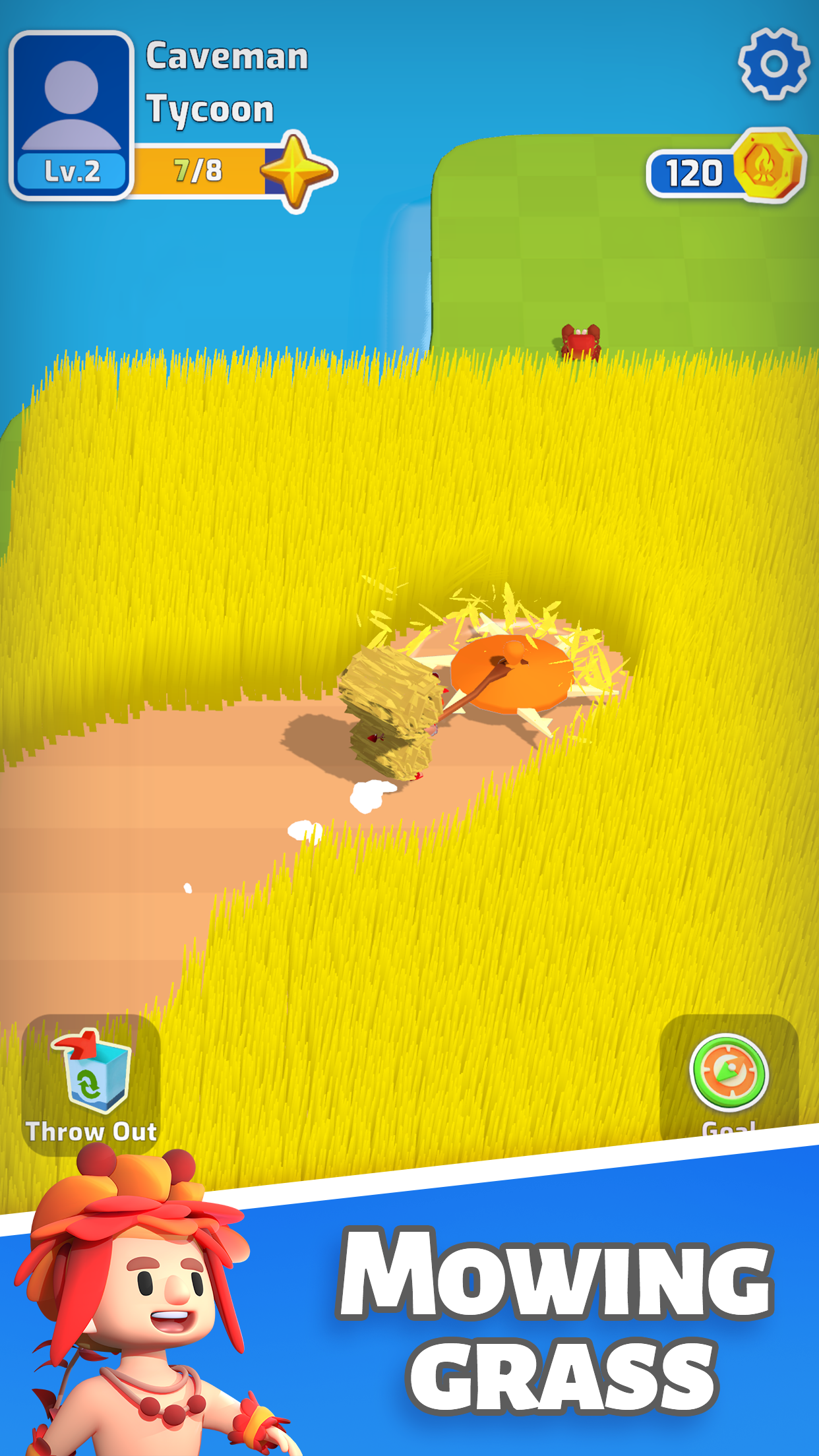 Captura de Tela do Jogo Caveman Tycoon