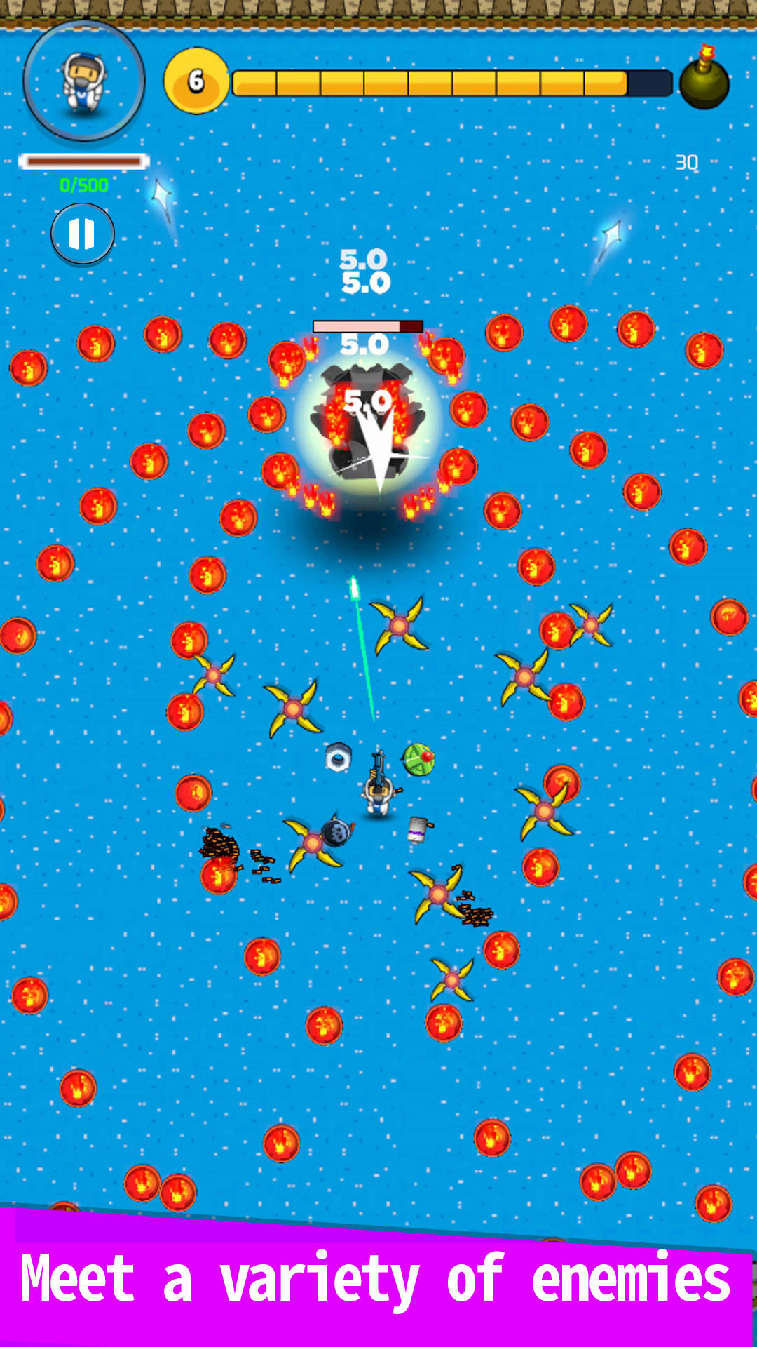 Survivor Shooter.io Game Screenshot
