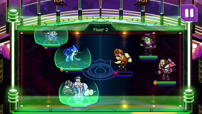 Grudgeball: Enter the Chaosphere – Regular Show's Extreme Sport of the Future screenshot game