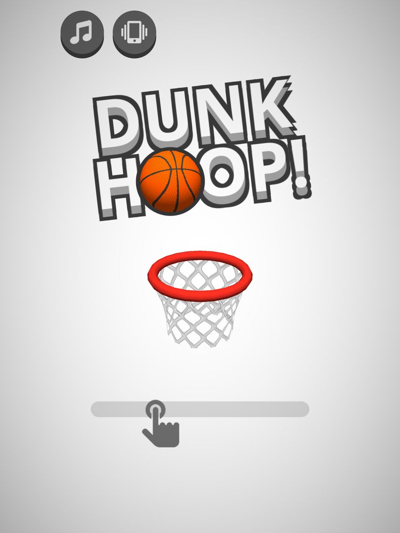Dunk Hoop 게임 스크린 샷