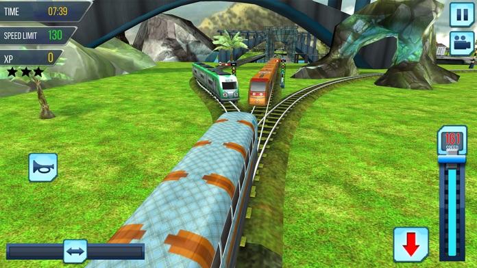 Subway Bullet Train Driving 3D Game Screenshot
