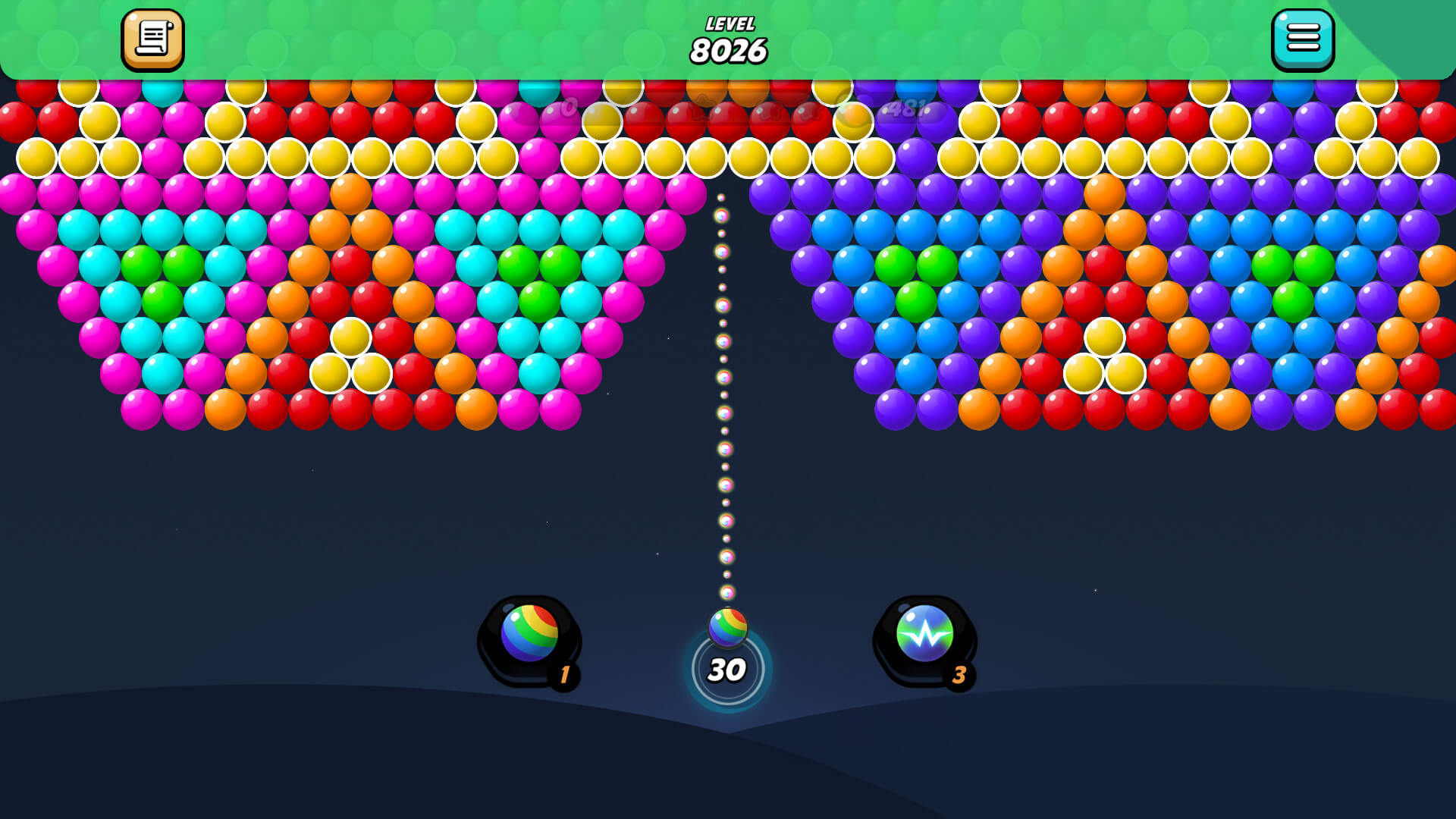 Bubble Shooter Clash Game Screenshot