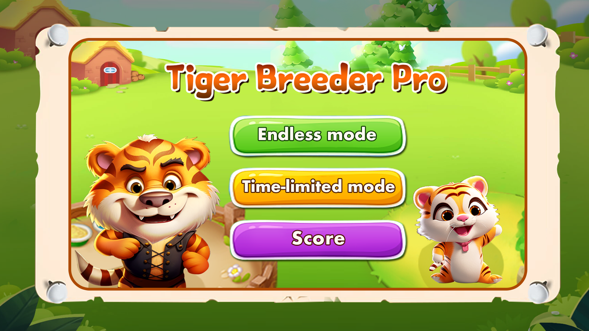 Tiger Breeder Pro Game Screenshot