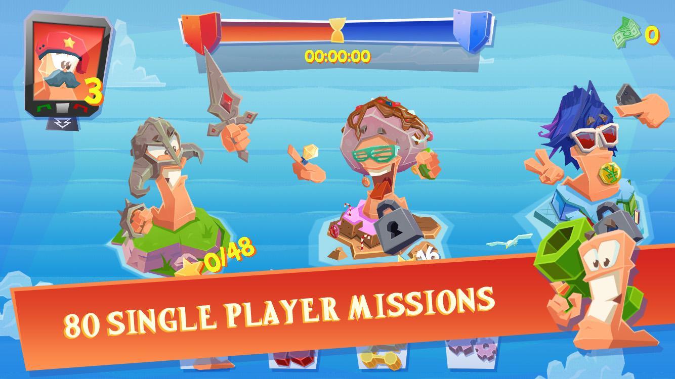 Worms 4 Game Screenshot