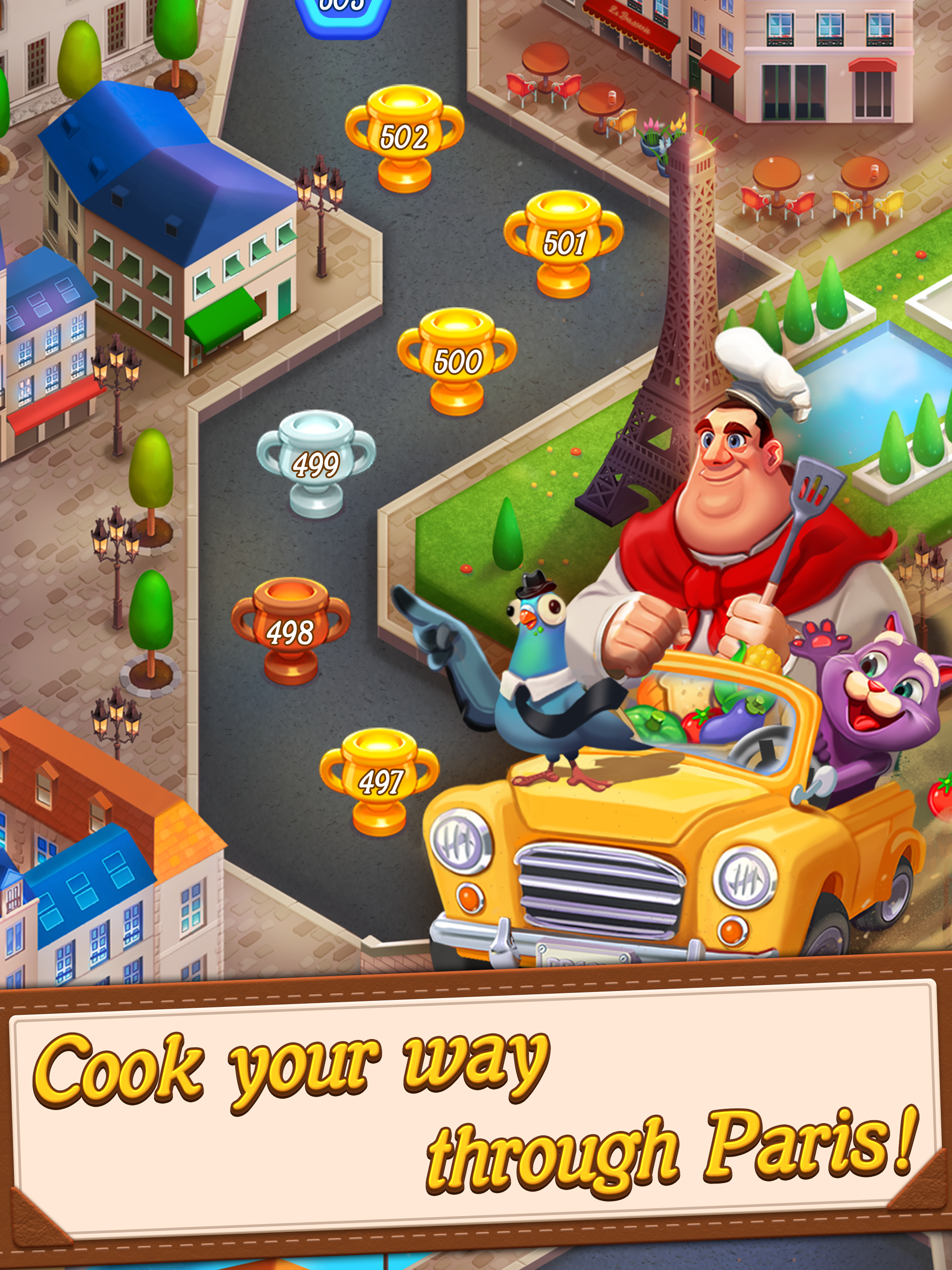 Blaster Chef: Culinary match & collapse puzzles 게임 스크린샷