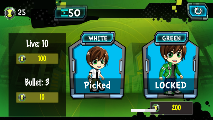 Aliens Ben 13 Game Screenshot