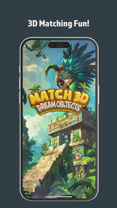 Match 3D Dream Objects Game Screenshot