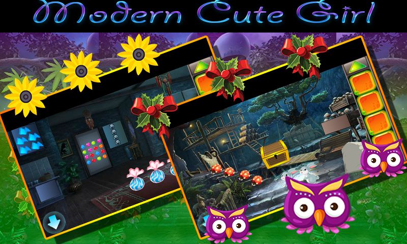 Best Escape Game  441 Modern Cute Girl Escape Game screenshot game