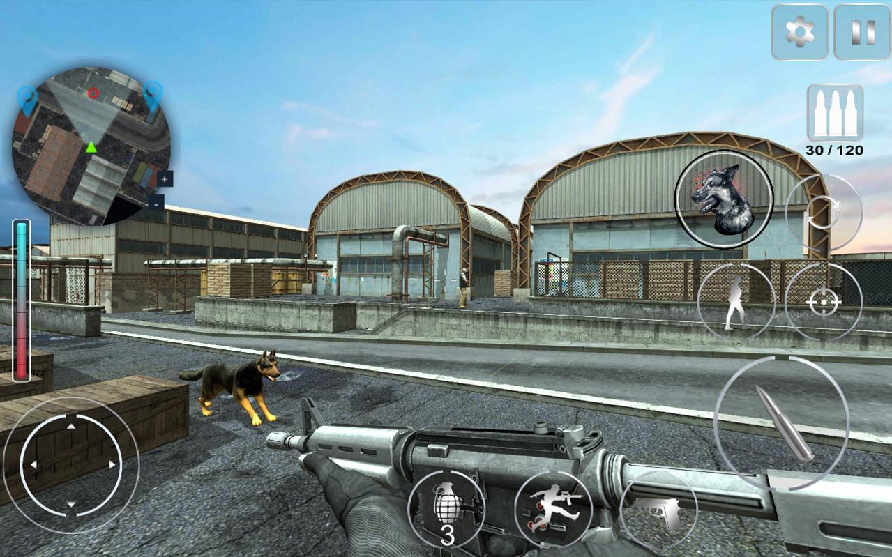 Lara Croft FPS Secret Agent  : Shooter Action Game Game Screenshot