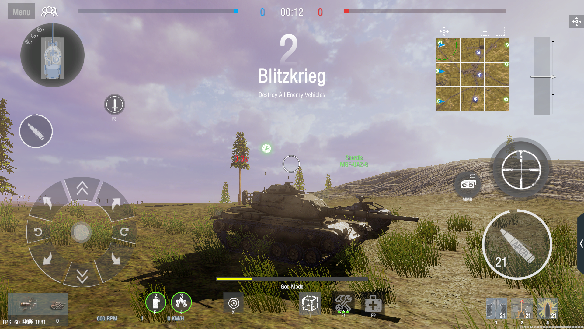 Panzer War | Module | No grind Game Screenshot