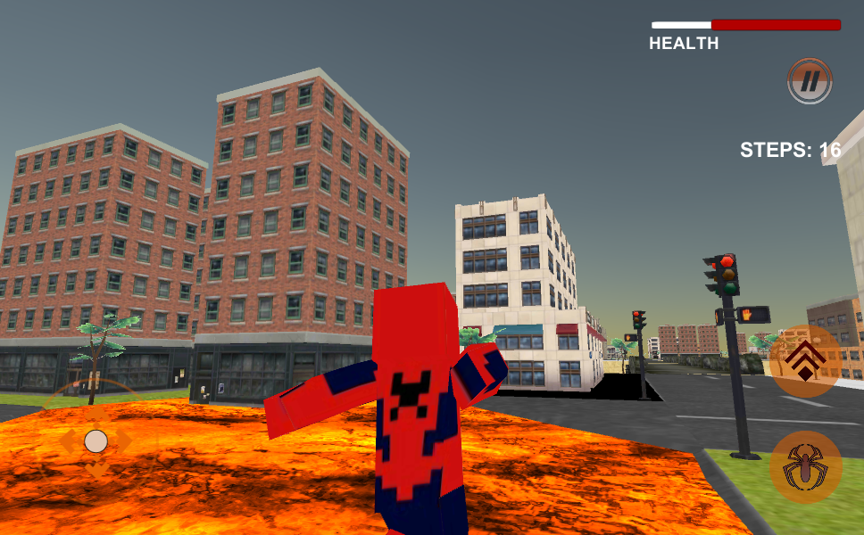 Spider Hero: Lava Floor 遊戲截圖