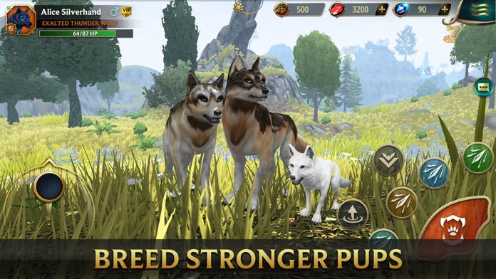 Wolf Tales - Online RPG Sim 3D screenshot game