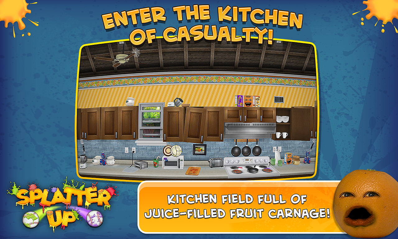 Annoying Orange: Splatter Up! Game Screenshot