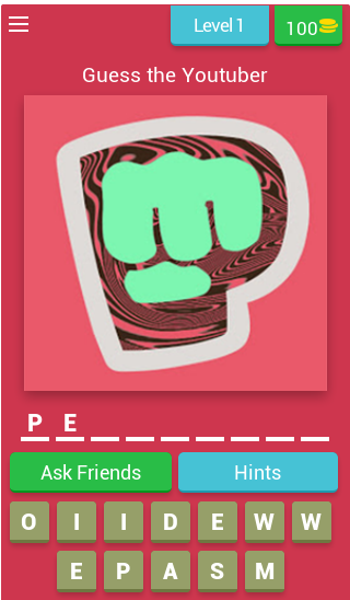 Guess the Youtuber Game Screenshot