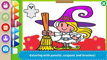 Halloween Coloring Book Game Screenshot