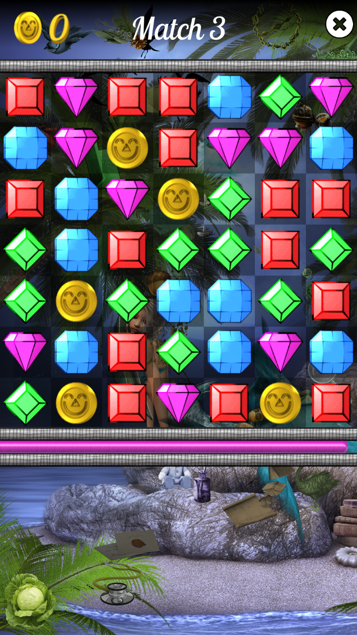 Captura de Tela do Jogo Hidden Object - Mermaid Cove