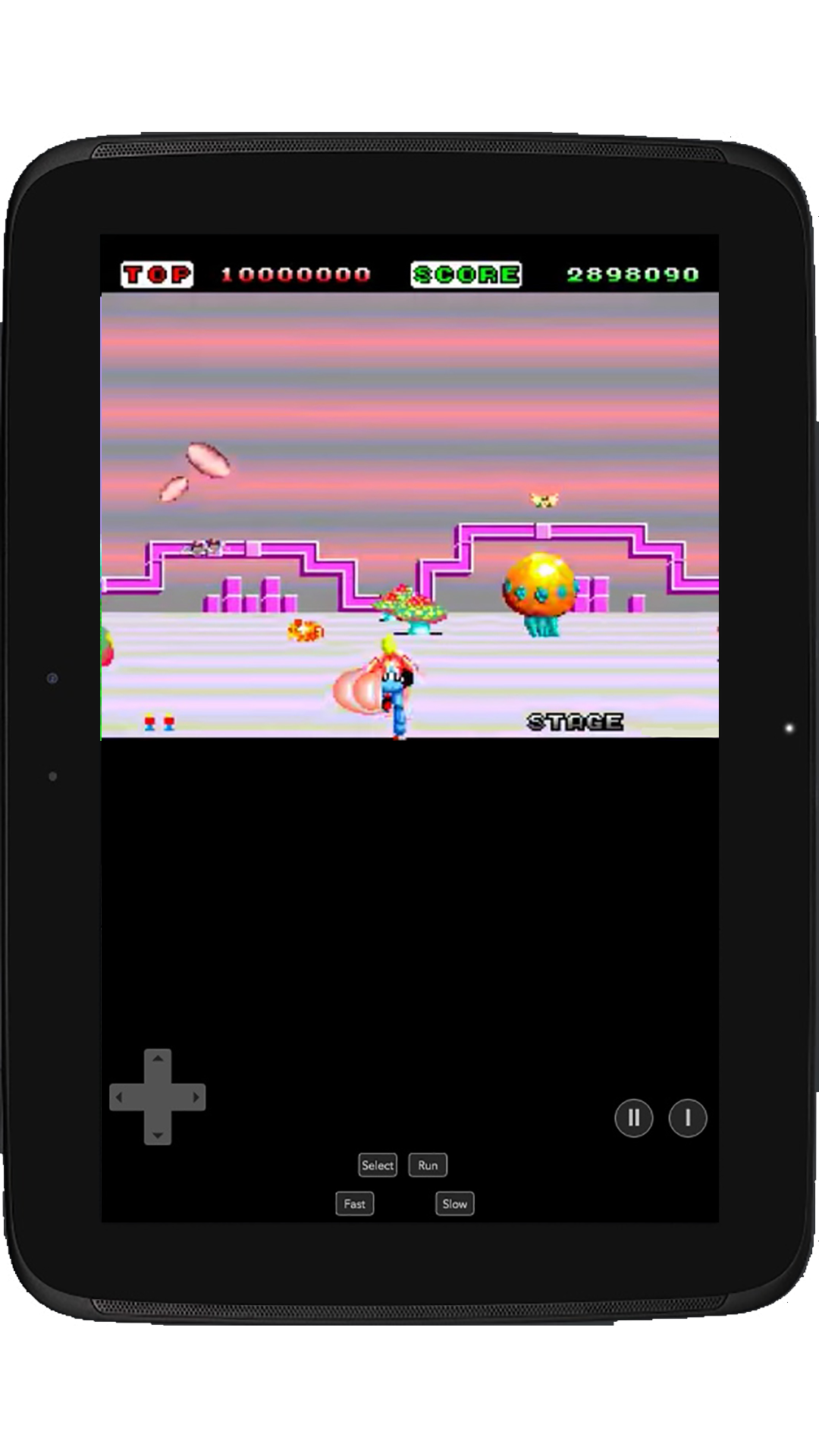 Space Harrier PCE Game Screenshot