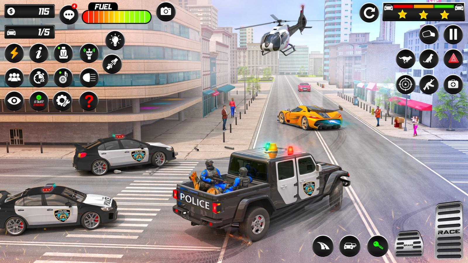 Jogos de Carros de Perseguição de Ladrão de Polícia versão móvel andróide  iOS apk baixar gratuitamente-TapTap
