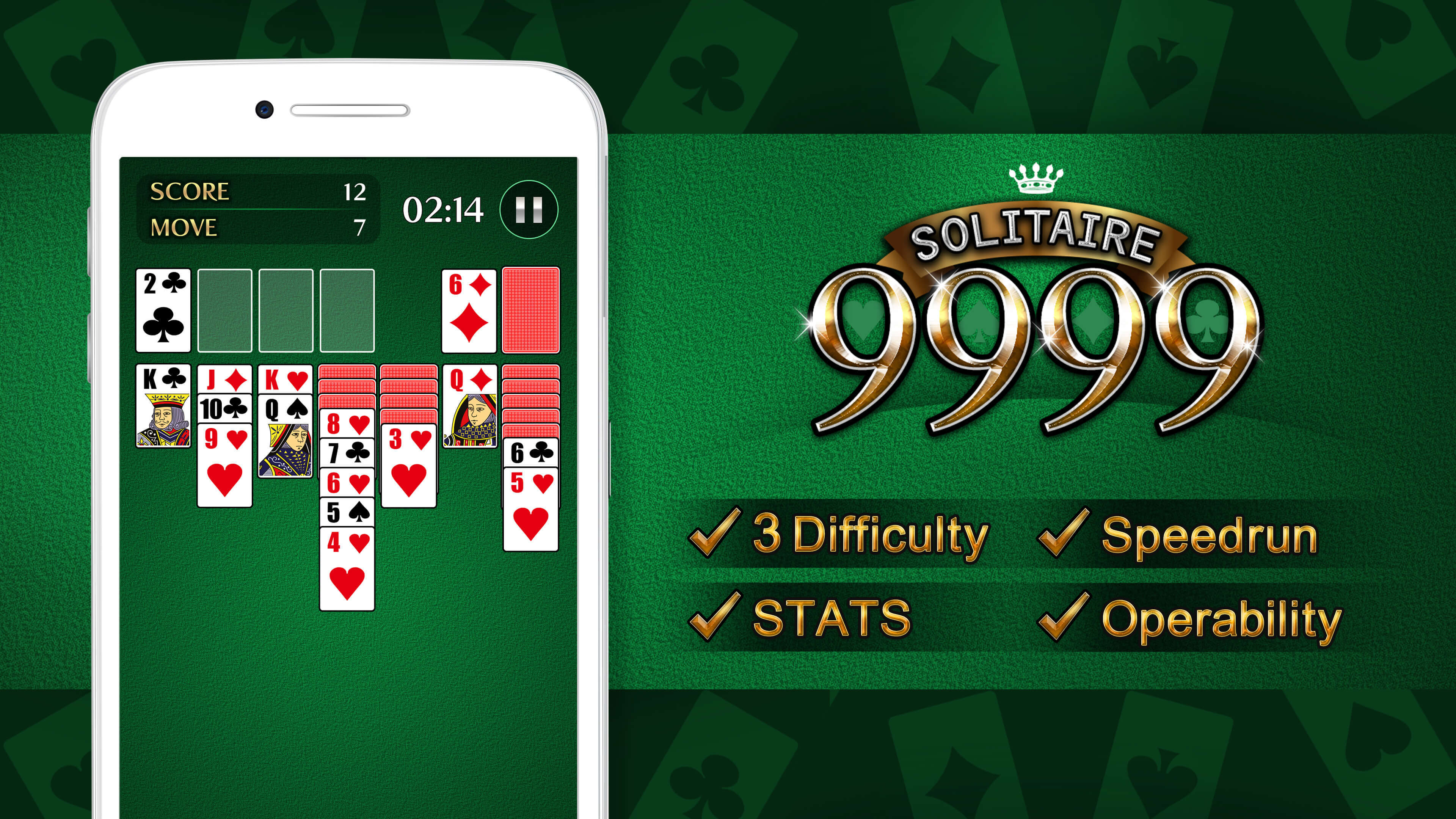 Screenshot of Solitaire 9999 - Card Game
