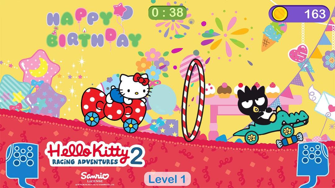 Hello Kitty 게임 - 자동차 게임 게임 스크린 샷